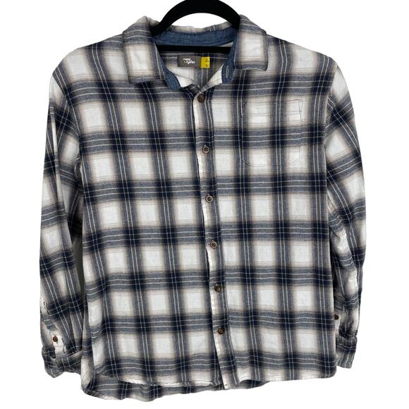 Rumi + Ryder Long Sleeve Button Down Flannel Shirt Boy's Large - Picture 1 of 4
